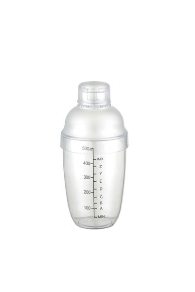 Biradlı Polikarbon Kokteyl Shaker (500cc) (8'li Paket), Profesyonel
