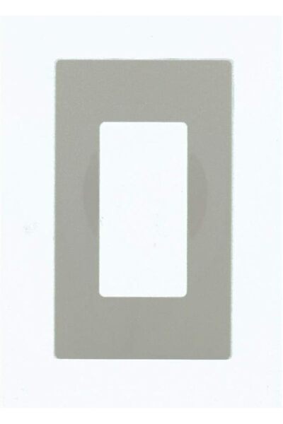 Leviton 80301-W 80301-SW لوحة حائط ديكورا بلس أحادية الفتحة، تثبيت بدون براغي...