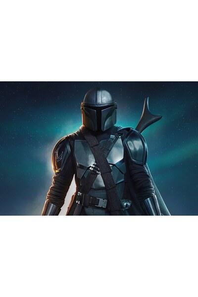 OEM Poster The Mandalorian Sabii de lumină și de întuneric 4k, 61x90 cm, post...