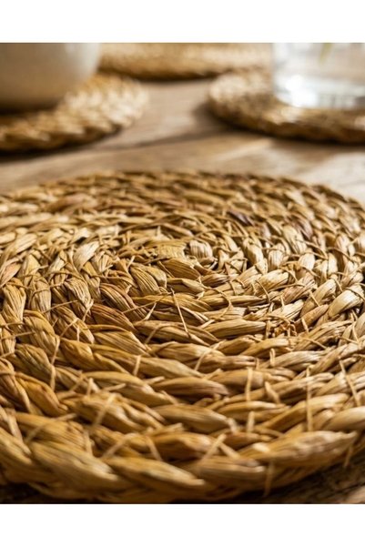 HND CONCEPT Straw Coasters 6 Pieces 10cm