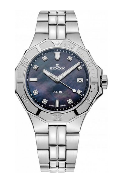 Edox 53020-3M-NANND Delfin Diver Ceas de damă 38mm 20ATM