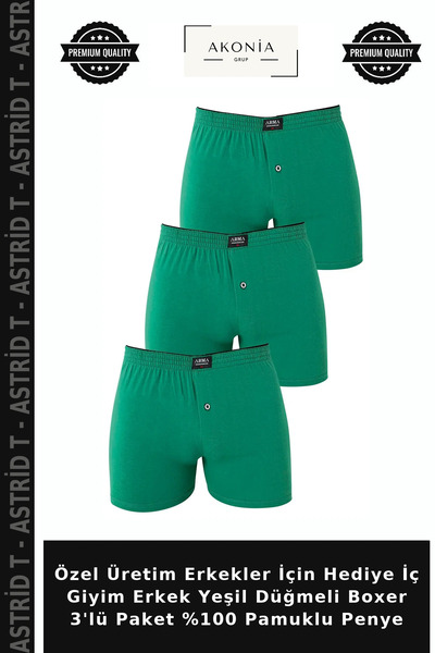 Generic Brand Special Production Gift for Men Underwear Men's Green Buttoned ...