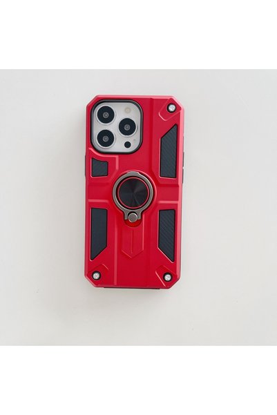 OEM Husă Defender Model 5 cu Suport pentru Apple iphone 13 mini, Antișoc, Roșu