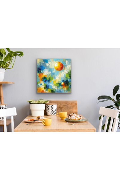 ASTRALTECH Summer Season Canvas Painting 60X60Cm