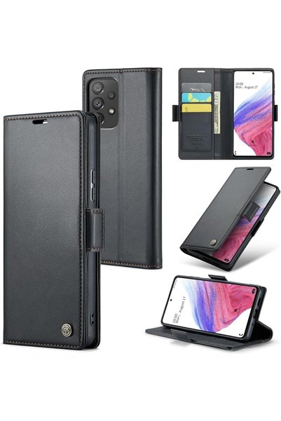 GENERAL حافظة ELEPIK لهاتف Galaxy A73 5G مع حامل بطاقات ومسند [3 حامل بطاقات ...