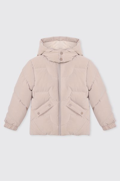Panço Baby Girl Inflatable Beige Coat