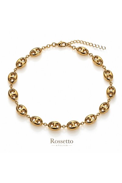 Rossetto Atelier قلادة تشوكر من الفولاذ المقاوم للصدأ 316 L