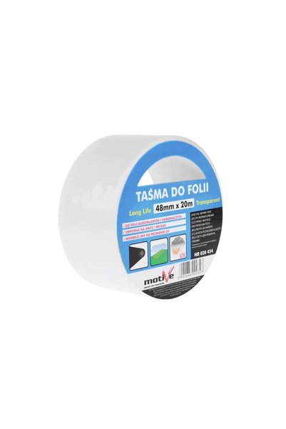 motive Adhesive tape 020454 for solar film 48 mm x 20 m transparent