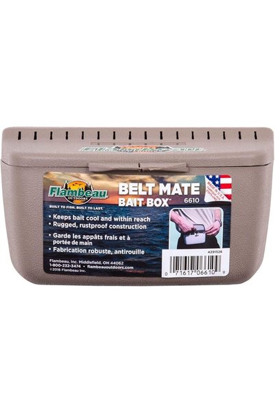 Flambeau Outdoors 6610 Belt Mate Bait Holder, Fishing Accessory Attaches to B...