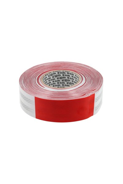 yato Reflective adhesive tape Reflective tape 49 mm x 45.7 m white-red