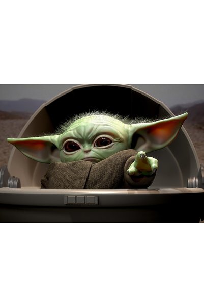 OEM Αφίσα Baby Yoda 4k Art, 61x90 εκ., poster15230