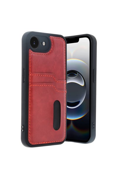 kumkumticaret Apple iphone 16e case sara leather case with business card hold...