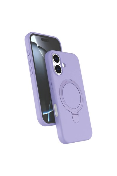 kumkumticaret Apple iPhone 17 Regal Magsafe Stand Cover - Lilac