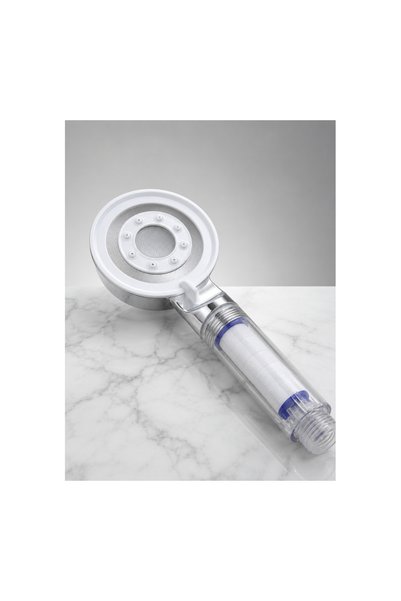 kumkumticaret Mineral Stone Filtered Shower Head Powerful Water Pressure Bath...