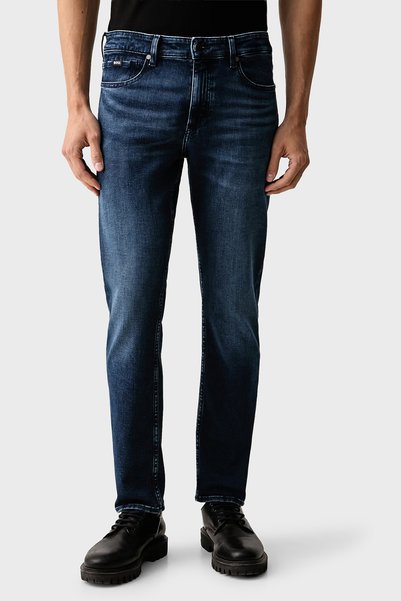 BOSS Pamuklu Slim Fit Düz Paça Jeans Erkek KOT PANTOLON 50568807 417