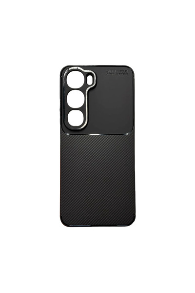 kumkumticaret Vivo Y31 5g Auto Focus Carbon Cover - Black