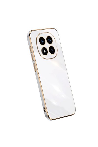 kumkumticaret Xiaomi Redmi Note 14 Pro 5g Case Volet Silicone - White
