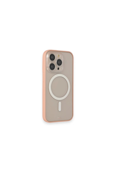 kumkumticaret Apple iPhone 14 Pro Case Grand Magneticsafe Cover - Pink