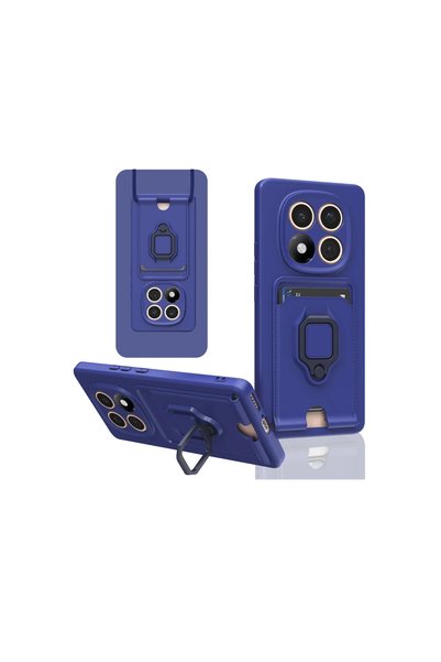 kumkumticaret Xiaomi Redmi Note 14 Pro 5g Case Zuma with Business Card and Ri...