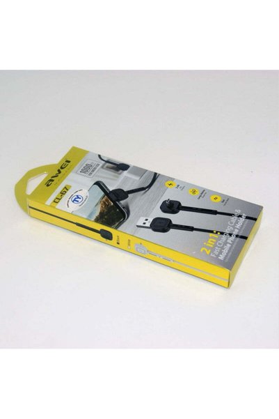 Rolinger Oems 2σε1 micro-USB ΚΑΛΩΔΙΟ 2.4A ΦΟΡΤΙΣΗΣ ΚΑΙ ΣΤΗΡΙΞΗΣ ΣΥΣΚΕΥΗΣ AWEI...