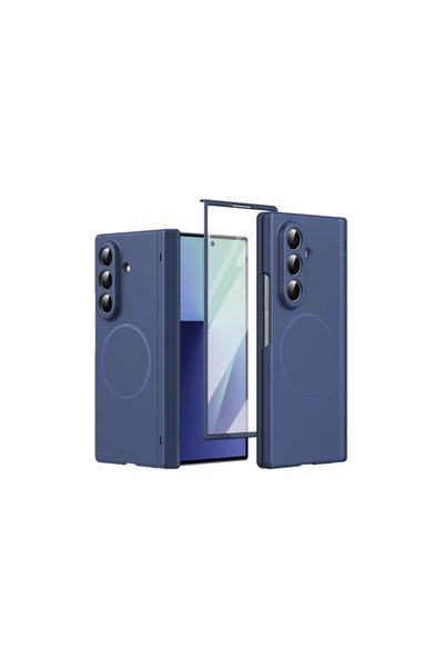 kumkumticaret غطاء Joko Samsung Galaxy Z Fold 8 Ultra FlipPro Magsafe - أزرق
