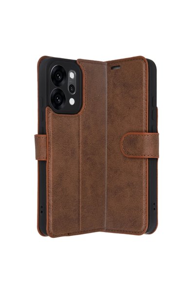 kumkumticaret Oppo Reno 14 Trend S Plus Flip Case - Tan