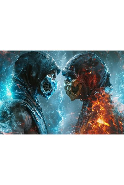 OEM Αφίσα Sub Zero εναντίον Scorpion 4k, 61x90 εκ., poster16509