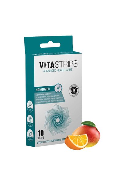 ThinSol Vitastrips Hangover (Για την Απόκριευση από την Έξοδο) Πορτοκάλι-Μάνγ...
