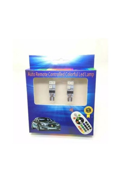 Rolinger Oems ΣΕΤ LED ΛΑΜΠΕΣ ΑΥΤΟΚΙΝΗΤΟΥ T10 6LED RBG ΜΕ ΤΗΛΕΧΕΙΡΙΣΤΗΡΙΟ TY-3...