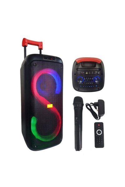Rolinger Oems ΦΟΡΗΤΟ ΗΧΕΙΟ SUBWOOFER ΜΕ ΜΙΚΡΟΦΩΝΟ & ΤΗΛΕΧΕΙΡΙΣΤΗΡΙΟ DR-8831
