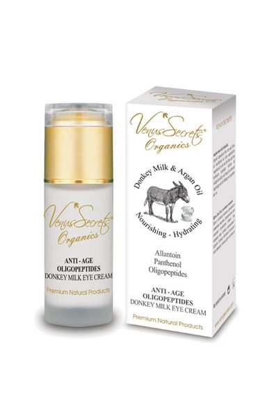 Venus Secrets Organics Αντιρυτιδική Κρέμα Ματιών με Γάλα Γαϊδούρας & Έλαιο Αρ...