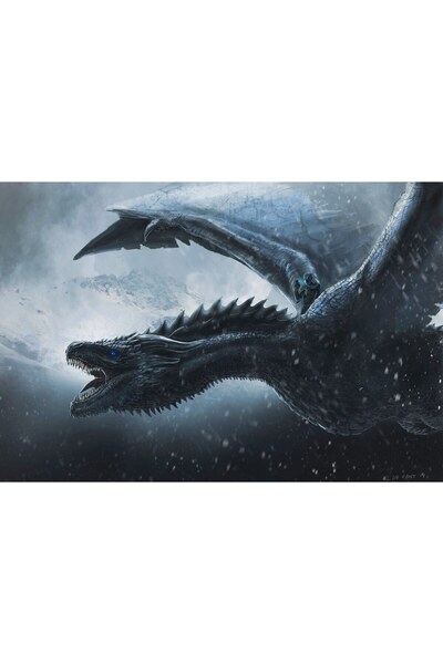 OEM Poster Night King Dragon 4k, 61x90 cm, poster17083