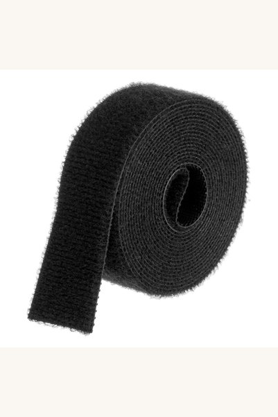 Comerivo Banda fixare cu scai neagra 2m - organizare cabluri si obiecte