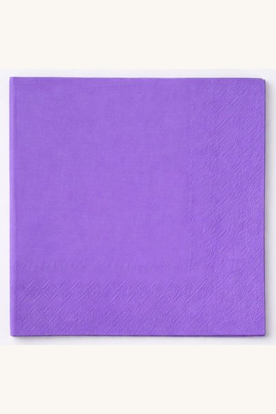 Comerivo Servetele de masa mov 33x33cm, 2 straturi, set 20 bucati
