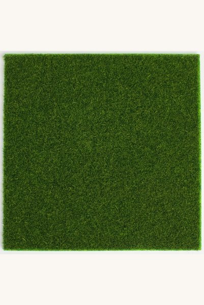 Comerivo Iarba decorativa artificiala verde pentru proiecte handmade 15x15cm