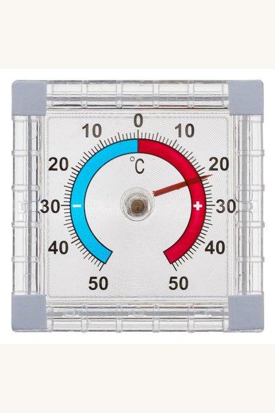 Comerivo Termometru patrat autocolant pentru perete si fereastra 7.5x7.5cm