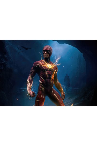OEM Poster The Flash în Batcave 4k, 61x90 cm, poster17660