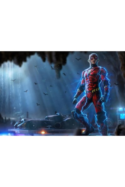 OEM Poster The Flash în Batcave, 61x90 cm, poster17595