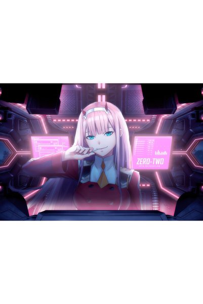 OEM Плакат Darling In The Franxx Фен арт, 61x90 см, poster18466