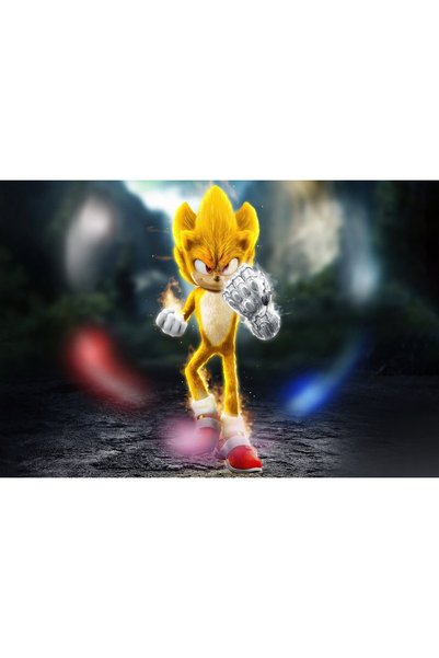 OEM Poster Super Saiyan Sonic The Hedgehog, 61x90 cm, poster19886