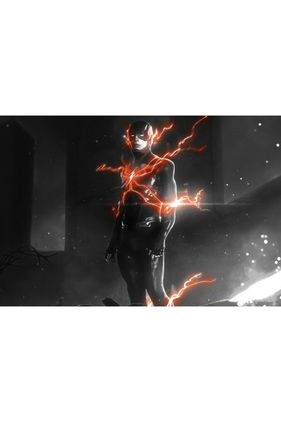 OEM Poster 2023 Zack Snyder Justice League Partea a II-a Flash Dark 4k, 61x90...