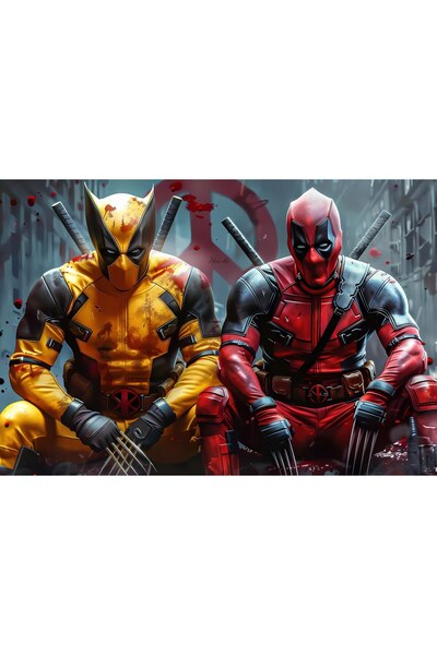 OEM Αφίσα Deadpool και Wolverine Δυναμική, 61x90 εκ., poster20479