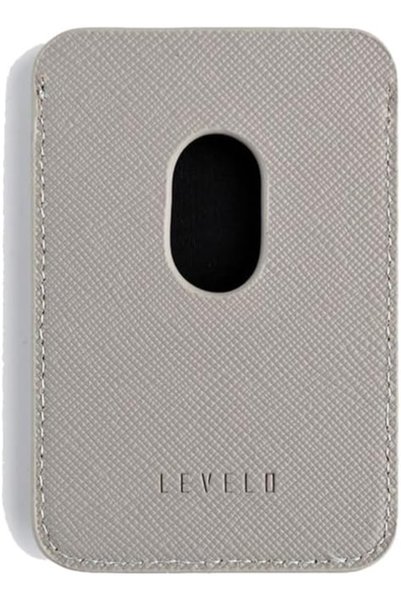 Levelo محفظة بطاقات ماق سيف ليفيلو - رمادي