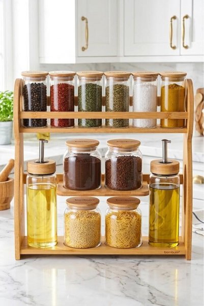 KMARKA Layla 12-Piece Kitchen Set and Spice Set