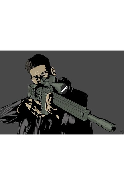 OEM Αφίσα The Punisher Fanart 4k, 61x90 εκ., poster21549