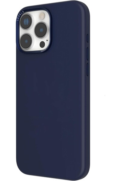 Levelo Case Supports Macsafe Silicone Levellu for iPhone 16 Pro Max - Blue