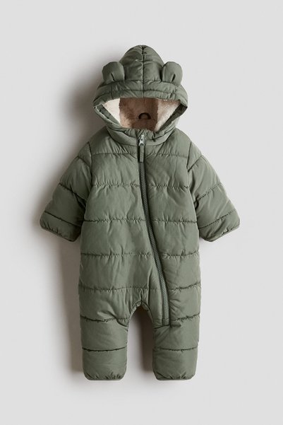 H&M Tüylü Astarlı Kar Tulumu