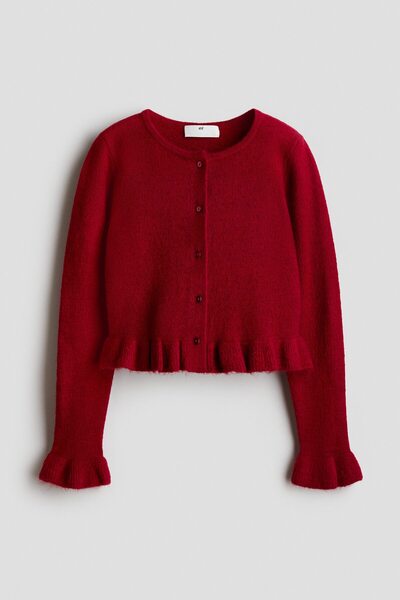 H&M Farbalalı Hırka