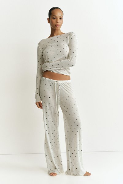 H&M Ribanalı Pijama Takımı