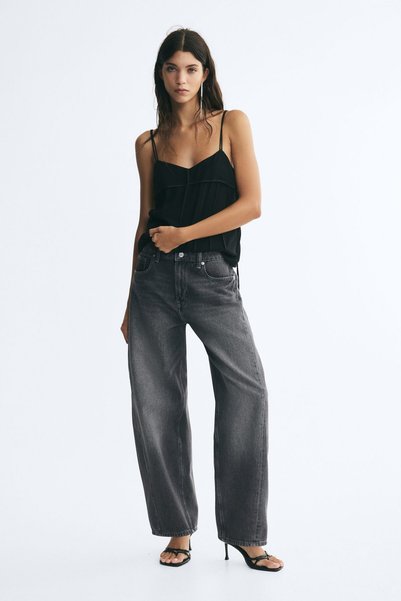 H&M Barrel Regular Waist Jeans